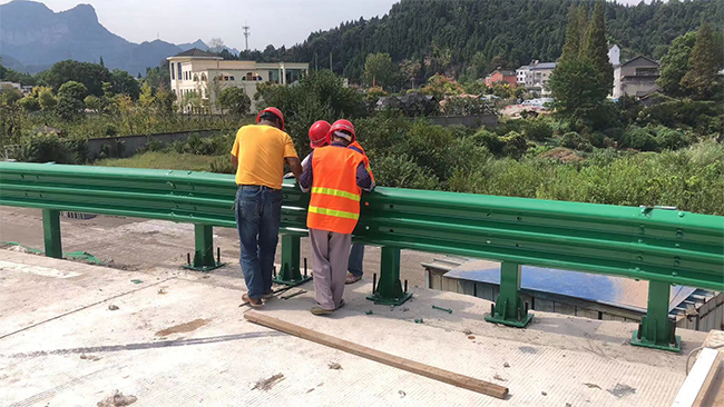 安庆高速公路护栏板的维护确保道路安全的关键环节